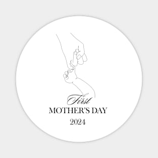 First Mothers Day 2024 Magnet